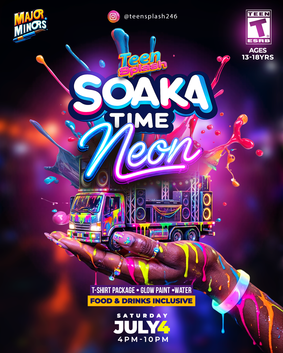 Soaka Time Neon